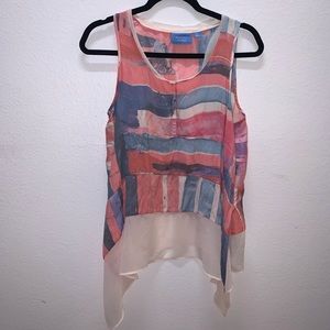 Simply Vera Vera Wang Small Flow Tank Top